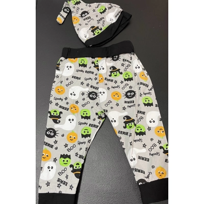 12-18 Months Boys Halloween Pants with Matching Hat