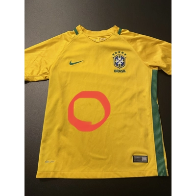 M Youth T-Shirt, Yellow Brasil Soccer