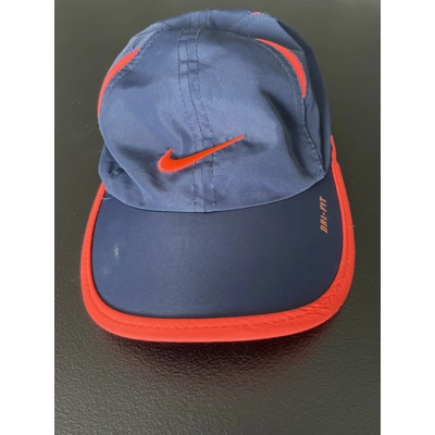 4/7 Boys Hat, Navy & Bright Coral