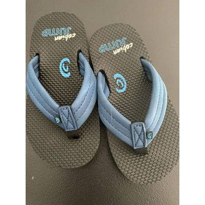 9/10 Boys Flip Flops, Blue/Black