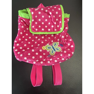Mini Backpack Purse, Pink w/Butterfly