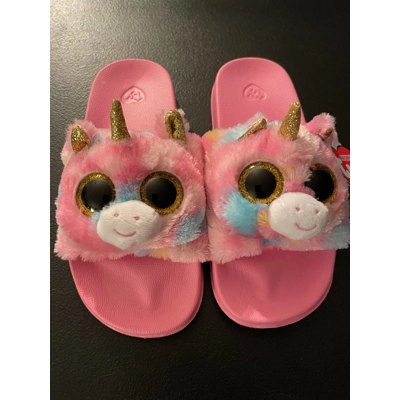 1-3 Girls Slides, Plush Unicorn