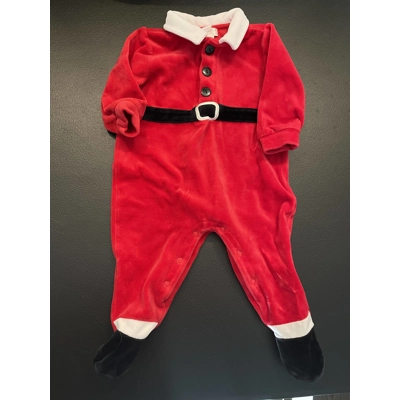 6-9M Boys Fleece Jumper, Santa Suit