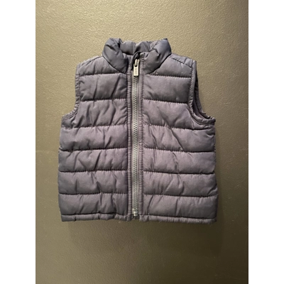 3-6M Boys Puffer Vest, Navy