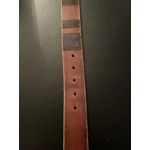 S Mens Belt, Brown Leather