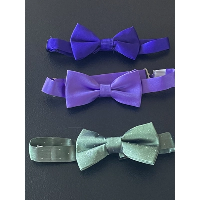 Boys Bowtie 3pk, Purple & Star Wars
