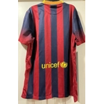 M Youth Soccer Jersey, Red & Navy Stripes, FCB