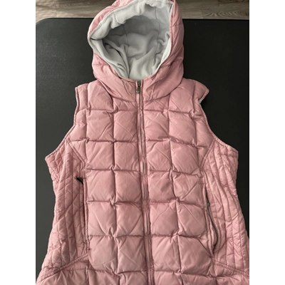 L Girls Puffer Vest, Mauve