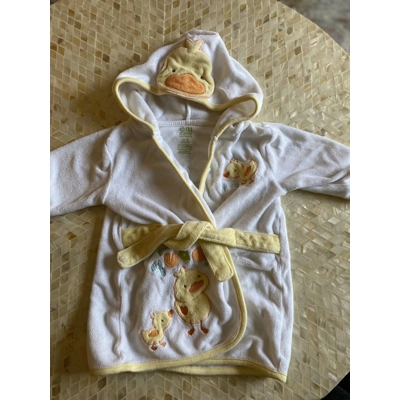 0-9 Moth Unisex Infant Hooded Robe
