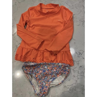 3T Toddler Girls 2 Piece Swimsuit