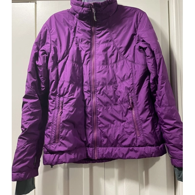 L Girls Insulated Jacket, Berry