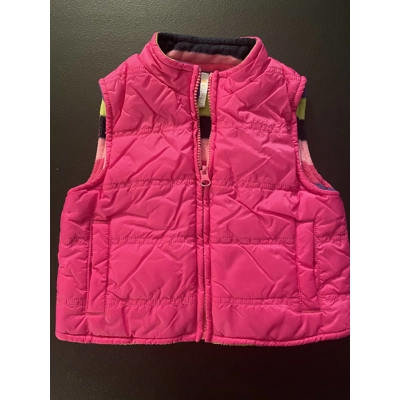 3-4 Girls Vest, Magenta