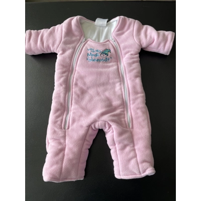 3/6M Girls Sleepsuit, Pink
