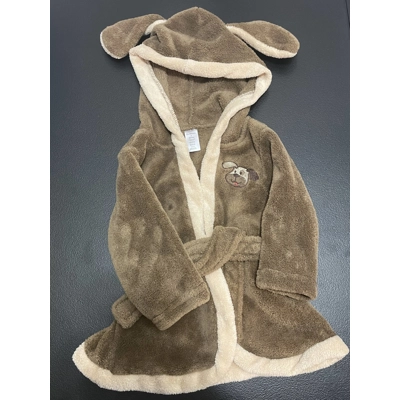 9M Boys Robe, Brown Dog