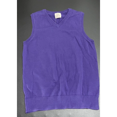 M (10/12) Boys Sweater Vest, Purple