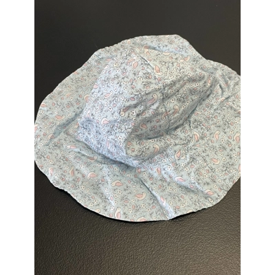 18m Girls Bucket Hat, Blue, Bird & Floral