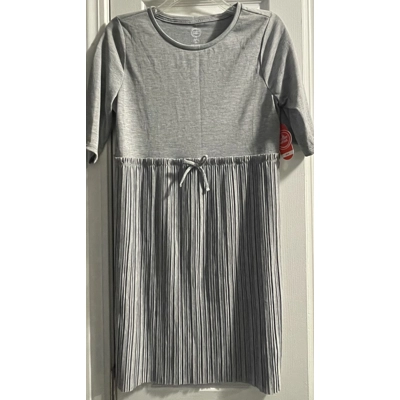 XL (14/16) Girls T Shirt Dress, Grey