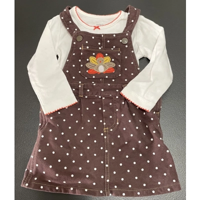 18M Girls 2pc Thanksgiving Outfit