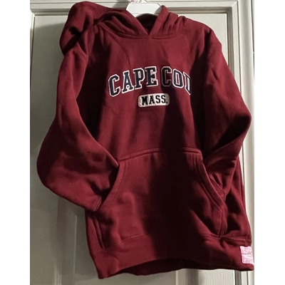 7 Girls Hoodie, Burgundy, Cape Cod