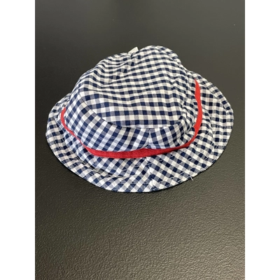 3m Boys Cotton Hat, Blue Gingham