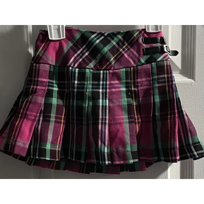 24M Girls Skirt, Pink Plaid