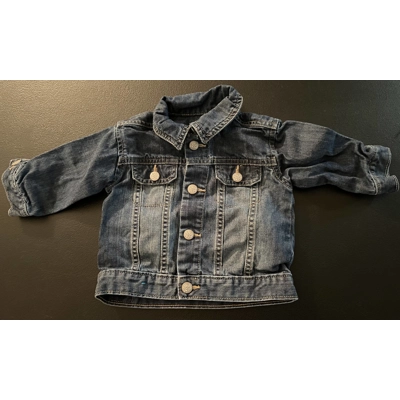 6-9M Girls Jean Jacket, Ombré Wash