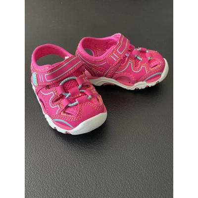 3 Toddler Girls Sandals, Bright Pink