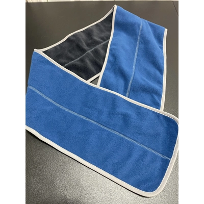 Youth One Size Scarf, Blue/black fleece