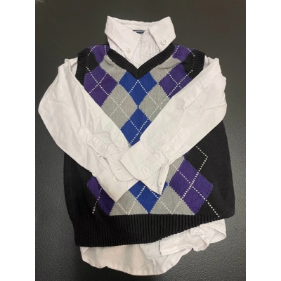 4T Boys Dress Shirt w/Vest