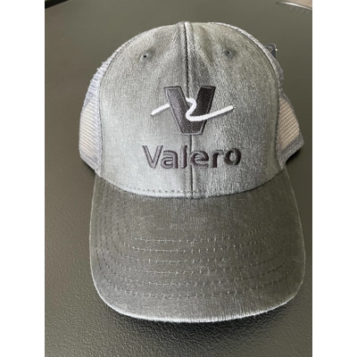Adult One Size Trucker Hat, Charcoal Valero
