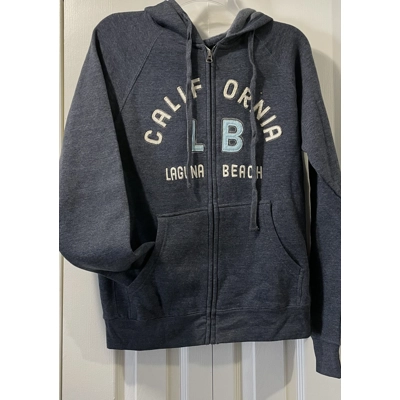 S Adult Hoodie, Navy, Laguna Beach CA