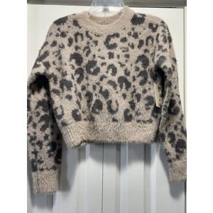 S Juniors Sweater, Cheetah P..