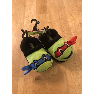 Toddler 5/6, Slippers — Boys Ninja Turtles,