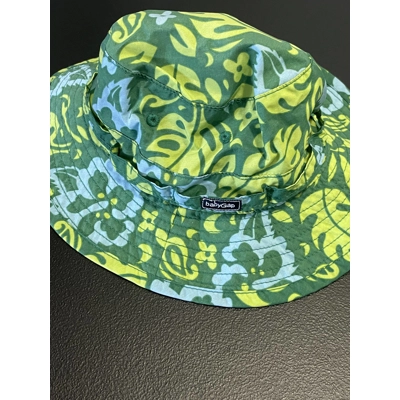 6-12M Boys Bucket Hat, Green Leaves