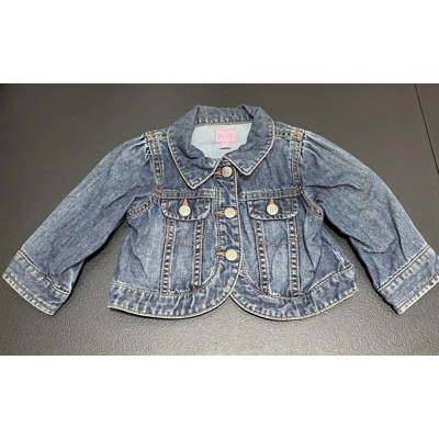 6-12 Months Girls Jean Jacket, Dark Wash