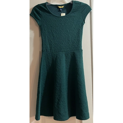 XS Womens Dress, Emerald Green