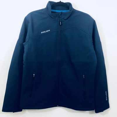 Youth XL 18/20 Bauer Softshell Jacket, Navy Blue,