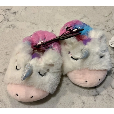 6 Toddler Girls Unicorn Slippers