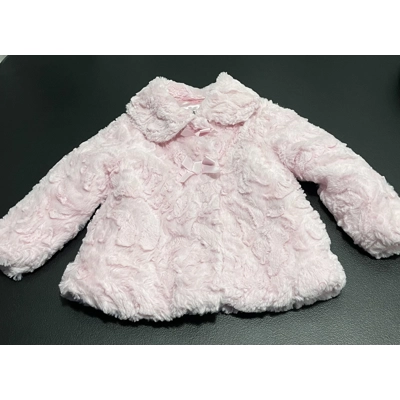 2T Girls coat, Pink Faux Fur
