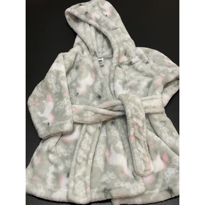 0-9 Months Girls Robe, Unicorn