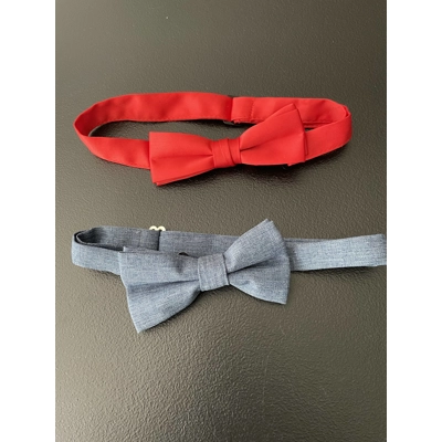 Boys Bow Tie 2pk, Red & Blue