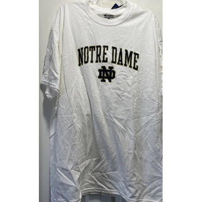 2XL Mens T-Shirt, White, Notre Dame