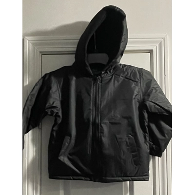 4-5 Boys Jacket, Black Fleece Lined