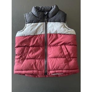 4T Boys Puffer Vest, Burgund..