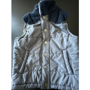 4T Boys Puffer Vest, Gray & ..