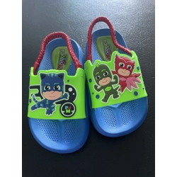 7/8 Toddler Boys Sandals, Green & Blue, PJ Masks
