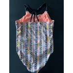 10/12 Girls Bathing Suit, Multicolored Pattern