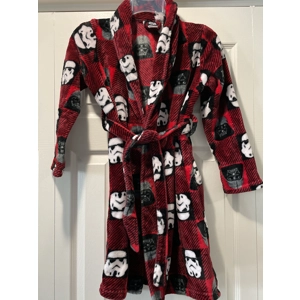M Boys Robe, Red & Black, St..