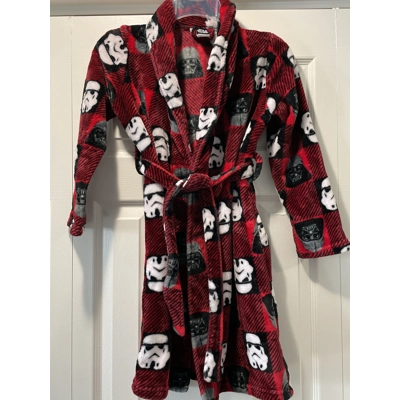 M Boys Robe, Red & Black, Star Wars