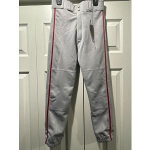 L Youth Baseball Pants, Gray..